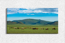 Load image into Gallery viewer, Mount Undurkhan with Horses Canvas Set
